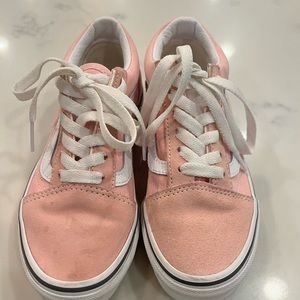 Pink blush Vans size 1.5 kids